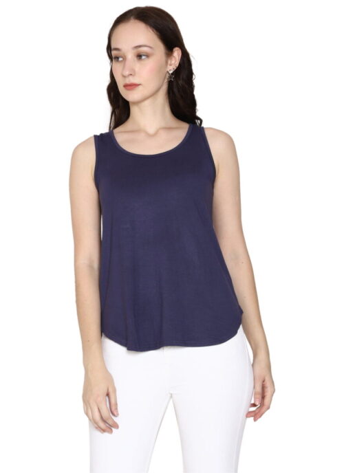 Women's Navy Tank Top