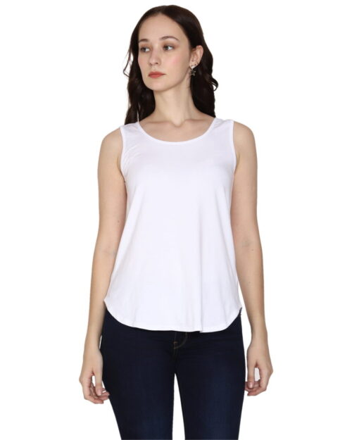 Women's White Tank Top